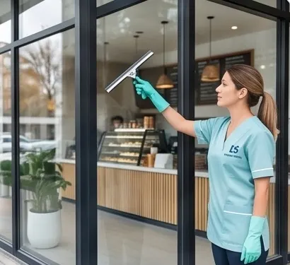 Imagen ilustrativa de limpieza de un local comercial